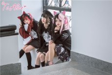 画像14: 【ToAlice】C4619レントゲンうさぎスタンド襟ワンピース【30％OFF】 (14)