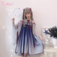 画像9: 【ToAlice】C4873花モチーフ付き中華ワンピース【本店・通販限定】  (9)