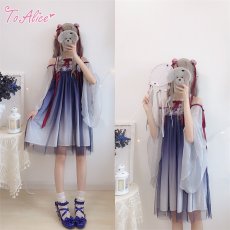 画像12: 【ToAlice】C4873花モチーフ付き中華ワンピース【本店・通販限定】  (12)