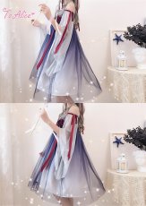 画像15: 【ToAlice】C4873花モチーフ付き中華ワンピース【本店・通販限定】  (15)