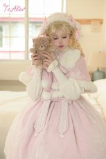 画像16: 【送料無料】C5063雪の結晶ケープ＆ジャンパースカートセットアップ《予約受付》 (16)