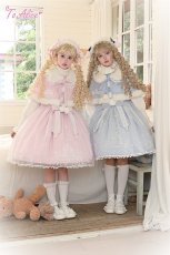 画像24: 【送料無料】C5063雪の結晶ケープ＆ジャンパースカートセットアップ《予約受付》 (24)