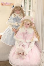 画像25: 【送料無料】C5063雪の結晶ケープ＆ジャンパースカートセットアップ《予約受付》 (25)