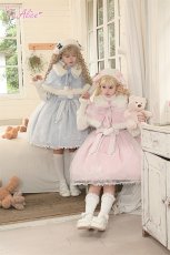 画像22: 【送料無料】C5063雪の結晶ケープ＆ジャンパースカートセットアップ《予約受付》 (22)
