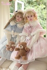画像20: 【送料無料】C5063雪の結晶ケープ＆ジャンパースカートセットアップ《予約受付》 (20)