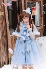 画像2: 【ToAlice】S3540雪の結晶リボンミニハット (2)