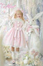 画像48: 【ToAlice】C5063雪の結晶ケープ＆ジャンパースカートセットアップ (48)