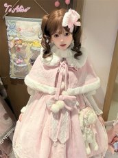 画像42: 【ToAlice】C5063雪の結晶ケープ＆ジャンパースカートセットアップ (42)