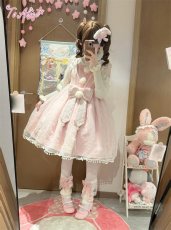 画像39: 【ToAlice】C5063雪の結晶ケープ＆ジャンパースカートセットアップ (39)