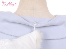 画像6: 【ToAlice】C5064雪の結晶ティペット付きケープ【30%OFF】 (6)