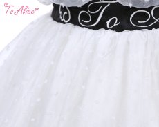 画像5: 【ToAlice】C5512ドットシフォン重ねセーラーワンピース (5)