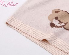 画像9: 【ToAlice】アニマルニットトップス【30%OFF】 (9)