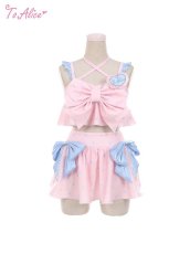 画像8: 【ToAlice】C5612ドット×ビッグリボンビキニ【30％OFF】 (8)