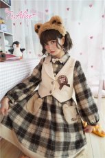 画像23: 【ToAlice】S388リボン付きくまみみもこもこカチューシャ (23)