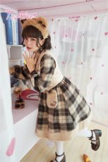 画像25: 【ToAlice】S388リボン付きくまみみもこもこカチューシャ (25)