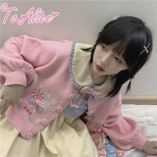画像21: 【ToAlice】C5708パステルキャンディカーディガン【30%OFF】 (21)