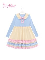 画像1: 【ToAlice】C5709パステルキャンディワンピース【本店・通販限定】【30%OFF】 (1)