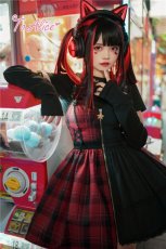 画像14: 【ToAlice】L1476ハートくり抜きショートトップス (14)