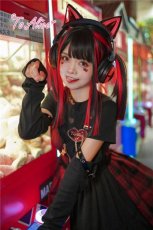 画像20: 【ToAlice】L1476ハートくり抜きショートトップス (20)