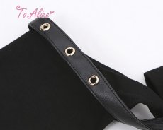 画像4: 【ToAlice】L1476ハートくり抜きショートトップス (4)