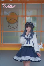 画像8: 【Last one】【ToAlice】C5797はしごレースフレアスカート【50％OFF】 (8)