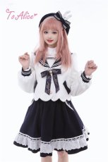 画像13: 【Last one】【ToAlice】C5797はしごレースフレアスカート【50％OFF】 (13)