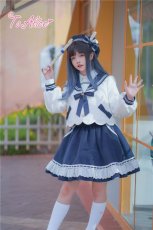 画像9: 【Last one】【ToAlice】C5797はしごレースフレアスカート【50％OFF】 (9)
