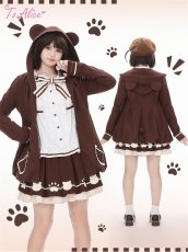 画像10: 【Last one】【ToAlice】アニマル×肉球レースアッププリーツスカート【50％OFF】 (10)