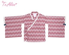 画像1: 【ToAlice】C5957矢羽根柄和風トップス【30%OFF】 (1)