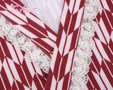 画像2: 【ToAlice】C5957矢羽根柄和風トップス【30%OFF】 (2)