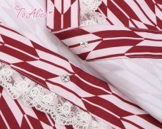 画像4: 【ToAlice】C5957矢羽根柄和風トップス【30%OFF】 (4)