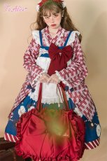 画像15: 【ToAlice】C5957矢羽根柄和風トップス【30%OFF】 (15)