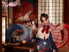 画像6: 【ToAlice】C5957矢羽根柄和風トップス【30%OFF】 (6)