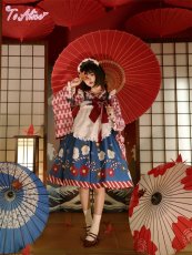 画像7: 【ToAlice】C5957矢羽根柄和風トップス【30%OFF】 (7)