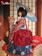 画像8: 【ToAlice】C5957矢羽根柄和風トップス【30%OFF】 (8)