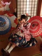 画像9: 【ToAlice】C5957矢羽根柄和風トップス【30%OFF】 (9)