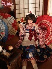 画像10: 【ToAlice】C5957矢羽根柄和風トップス【30%OFF】 (10)