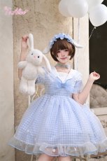 画像37: 【送料無料】C6166リトルデイジーチェックセーラーワンピース《予約受付》 (37)
