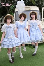 画像13: 【送料無料】L1784 リボンフリル半袖ブラウス《予約受付》 (13)