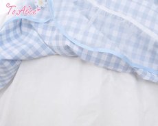 画像10: 【ToAlice】C6166リトルデイジーチェックセーラーワンピース (10)