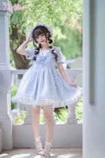 画像12: 【ToAlice】C6166リトルデイジーチェックセーラーワンピース (12)
