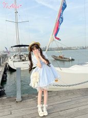 画像30: 【ToAlice】C6166リトルデイジーチェックセーラーワンピース (30)