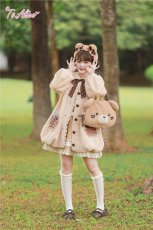 画像14: 【ToAlice】S388リボン付きくまみみもこもこカチューシャ (14)