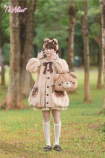 画像13: 【ToAlice】S388リボン付きくまみみもこもこカチューシャ (13)