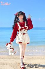 画像25: 【ToAlice】C7096 SweetStrawberryベアサロペットかぼちゃパンツ【30%OFF】 (25)