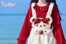画像24: 【ToAlice】C7096 SweetStrawberryベアサロペットかぼちゃパンツ【30%OFF】 (24)