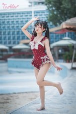 画像10: 【ToAlice】レトロドットワンピース水着【30%OFF】 (10)