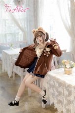 画像6: 【ToAlice】C6432くまさんバルーン耳付きフードアウター (6)