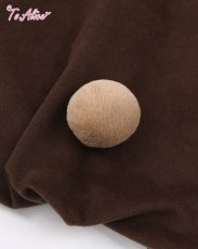 画像2: 【Last one】【ToAlice】C6432くまさんバルーン耳付きフードアウター (2)