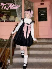 画像24: 【ToAlice】C6777ショルダーチュールリブハイネックニットトップス【30%OFF】 (24)